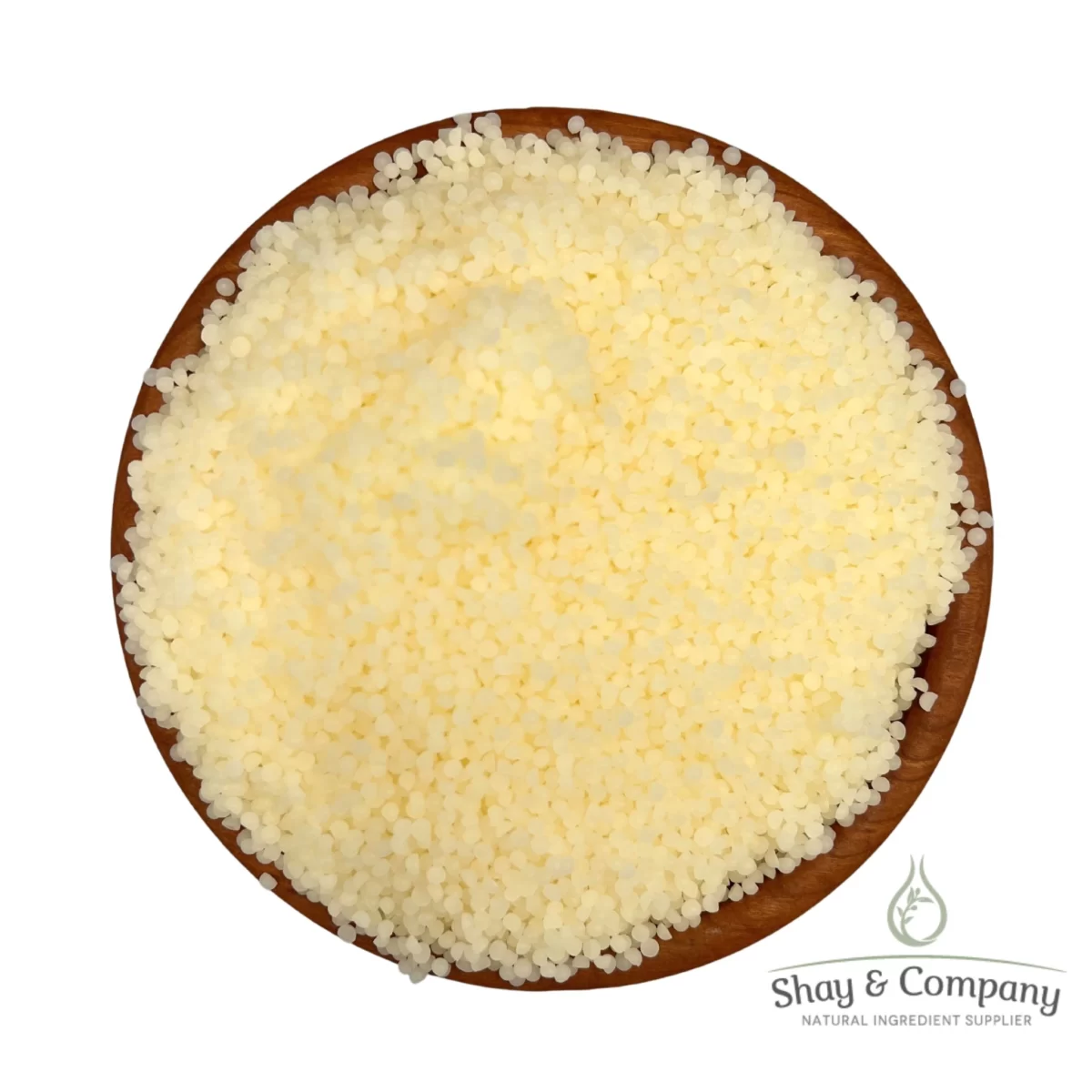 organic white beeswax beads