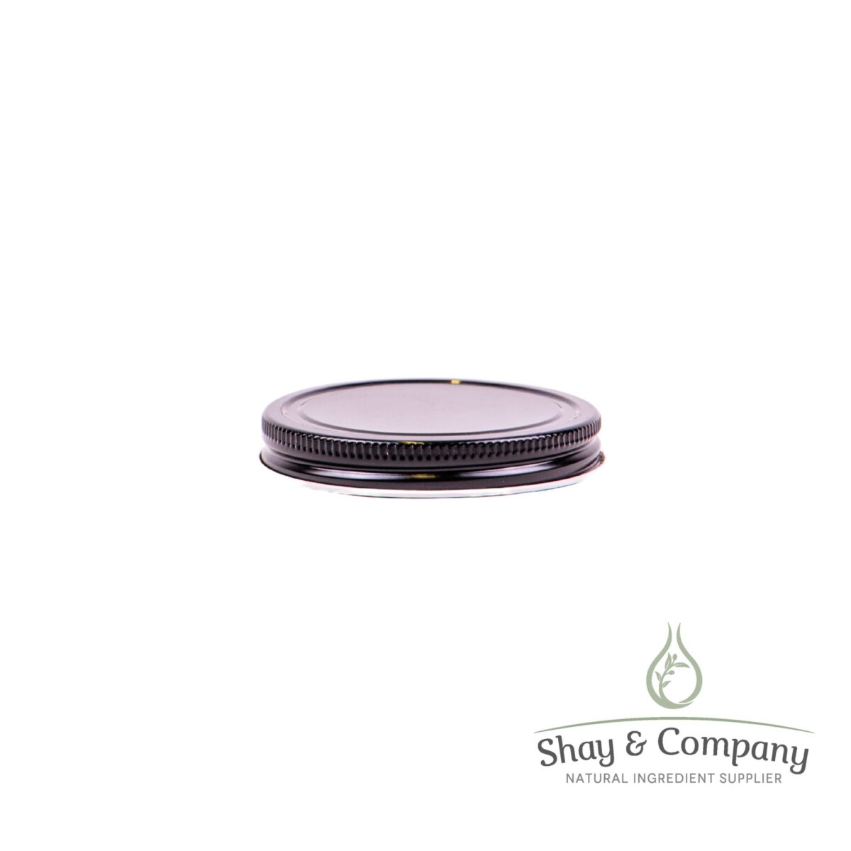 9oz black and white jar lid