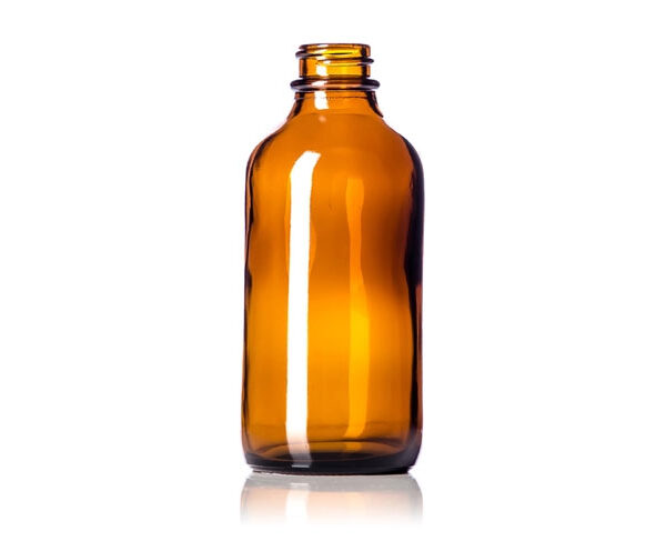 4oz amber glass bottle
