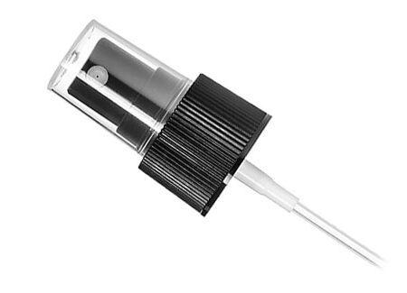 4oz black fine mist spritzer