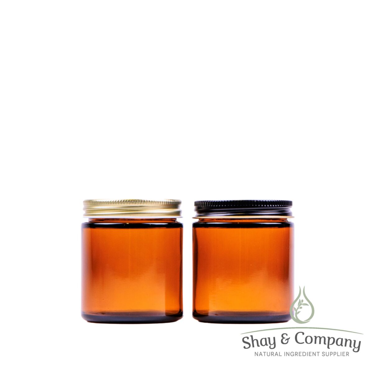 4oz amber glass jars