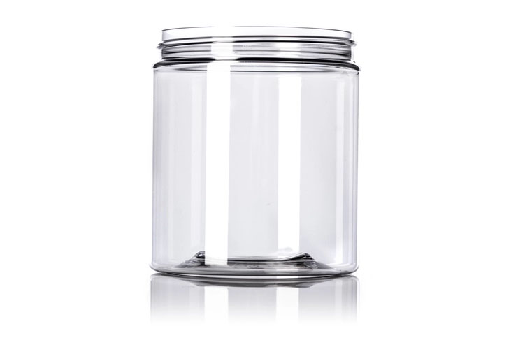 19OZ CLEAR PET JARS WHITE LID WITH PS LINER