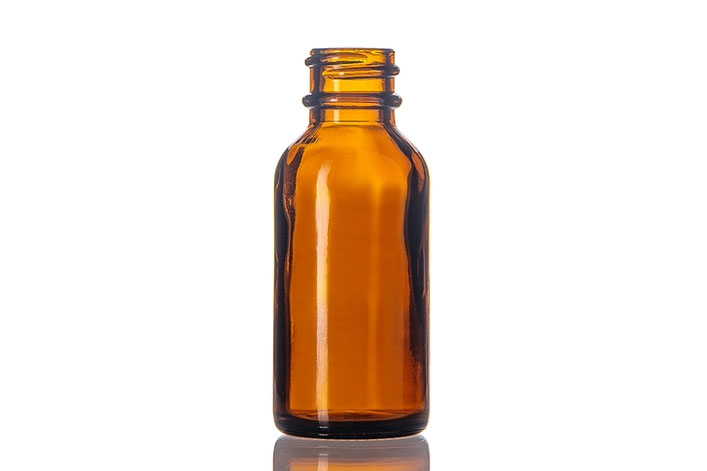 1OZ Amber Glass Bottles, No Lids (Bottles with lids have separate listings) **New Pricing!