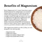 Benefits of Magnesium