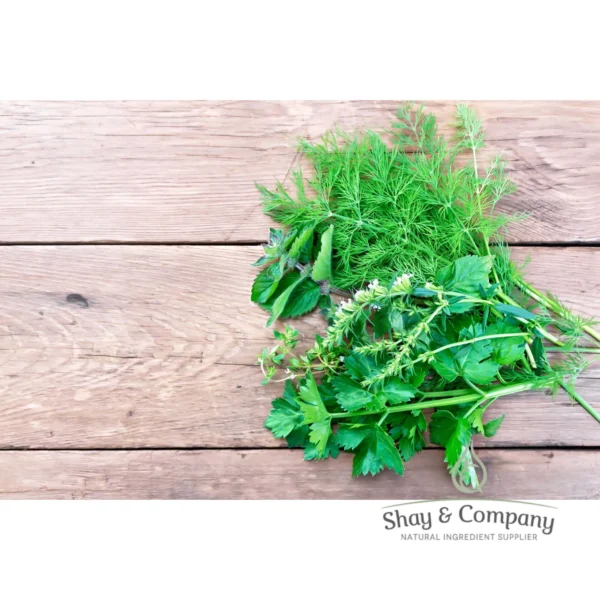 watercress and thyme fragrance for soap and candles