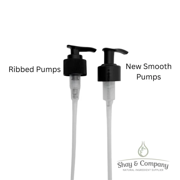 8 and 16oz ribbed and smooth pump options