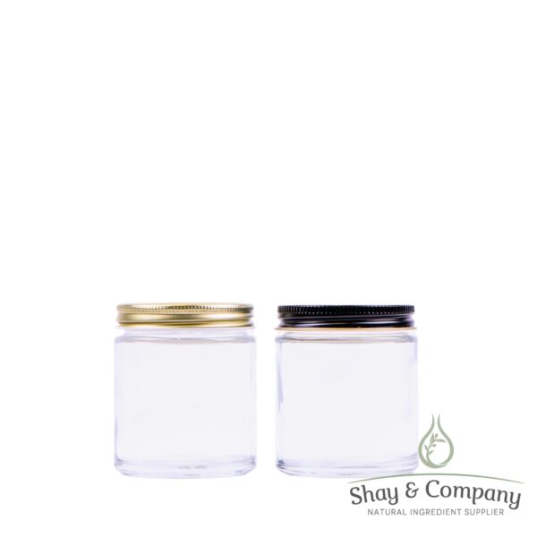 4oz clear glass jars