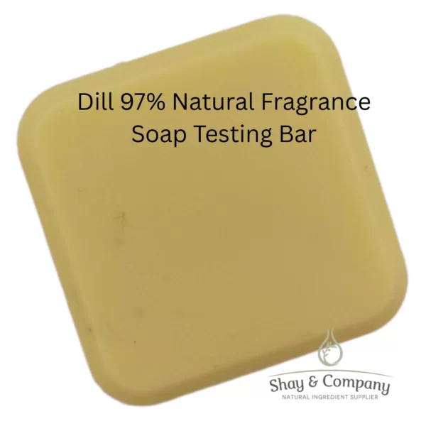 Dill 97% Natural Fragrance Soap Testing Bar