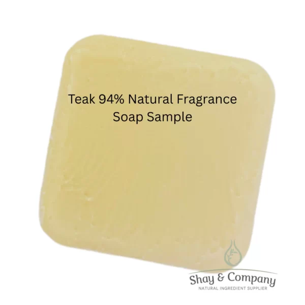 Teak 94% Natural Fragrance Soap Sample