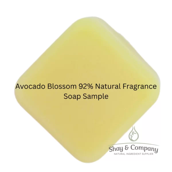 avocado blossom 92% natural fragrance soap sample