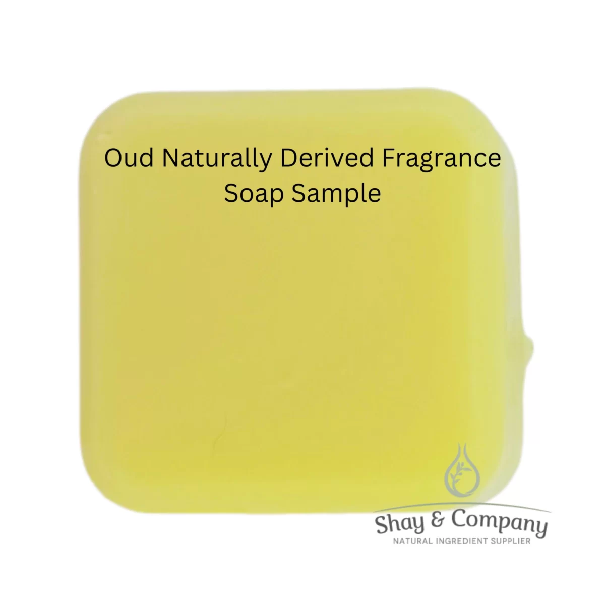 oud naturally derived fragrance soap sample