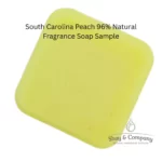 south carolina peach 96% natural fragrance soap sample