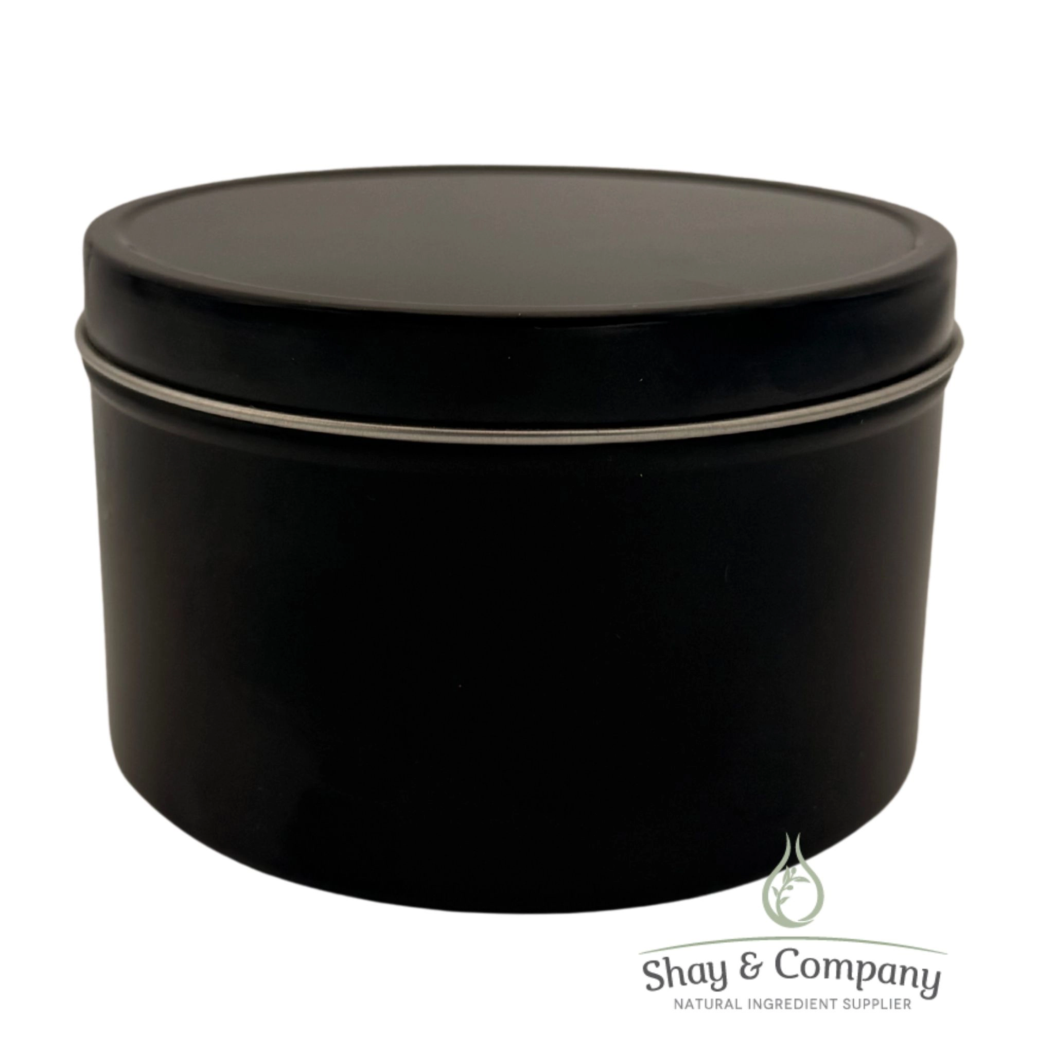 black tin 16oz